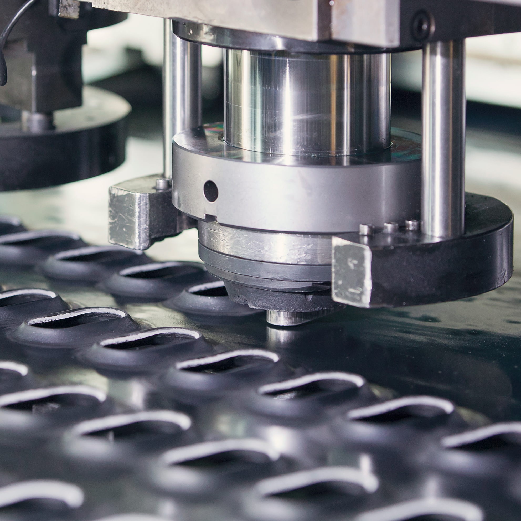 CNC punching machinery used in sheet metal fabrication